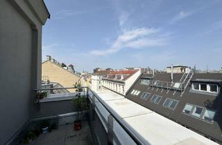 Wohnung mieten in Bennoplatz, 1080 Wien, UNBEFRISTETE große 5 Zimmer im frisch ausgebauten Dachgeschoss mit DG-Terrasse!