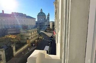 Büro zu mieten in Brucknerstraße, 1040 Wien, Repräsentatives 8-Zimmer-Altbaubüro beim Schwarzenbergplatz - VIDEO verfügbar !