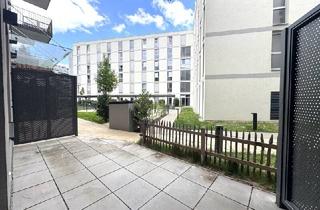 Wohnung mieten in Bloch-Bauer-Promenade, 1100 Wien, Perfekte Singlewohnung mit großzügiger Terrasse - 3,5 Hohe Decken! - Swimmingpool zur gemeinschaftlichen Nutzung vorhanden