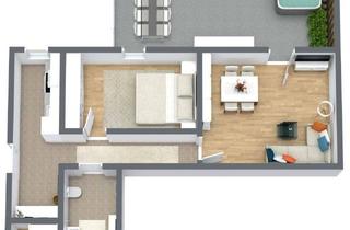 Wohnung kaufen in 8044 Graz, 8044 Mariatrost - Ruhige, vollmöblierte 2-Zimmerwohnung mit großer Terrasse (Provisionsfrei)