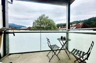 Wohnung mieten in Bergstraße 33, 8600 Bruck an der Mur, AB 01.05.2026 VERFÜGBAR I TOP SANIERT I DESIGN-KÜCHE I XL-BALKON I MODERNER GRUNDRISS I PARKPLATZ I HAUSTIERE WILLKOMMEN I SEHR RUHIG I PROJEKT WOHNEN