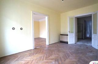Wohnung kaufen in Karmelitermarkt, 1020 Wien, Karmelitermarkt - Sanierungsbedürftige Altbauwohnung im 3. Liftstock