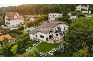 Villen zu kaufen in 2410 Hainburg an der Donau, Fernblick Refugium am Hexenberg – Exklusive Architektenvilla in Besthanglage mit Schwimmteich und Gästehaus