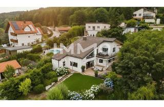 Villen zu kaufen in 2410 Hainburg an der Donau, Fernblick Refugium am Hexenberg – Exklusive Architektenvilla in Besthanglage mit Schwimmteich und Gästehaus