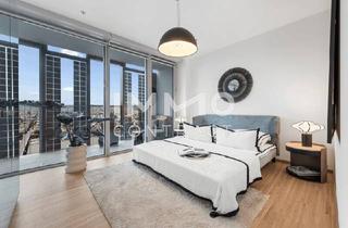 Maisonette mieten in Donau, 1220 Wien, Stilvolle 3-Zimmer-Eckwohnung im DC2 Tower mit 2 Loggien und Kaiserwasserblick