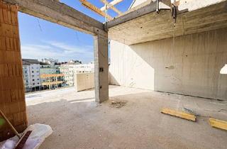 Wohnung kaufen in 4020 Linz, Neubau-Dachgeschoss-Wohnung mit Empore über den Dächern von Linz!