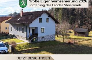 Einfamilienhaus kaufen in 8570 Voitsberg, Familienhaus mit großem Garten in ruhiger Lage von Voitsberg - attraktive Förderung möglich