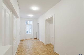 Wohnung mieten in Naschmarkt, 1060 Wien, Stilvolle 5-Zimmer Altbauwohnung mit 2-Balkonen neben dem Naschmarkt – Erstbezug nach Sanierung