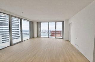 Maisonette mieten in Donau, 1220 Wien, Skyline & Donau – Exklusive Eckresidenz 3 Zimmer mit unverbaubarem Fernblick. DC2 Tower