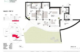 Wohnung kaufen in 4865 Nußdorf am Attersee, PROVISIONSFREI - Exklusive Apartment-Chalets am Attersee in Nußdorf