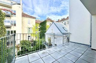 Penthouse kaufen in Krongasse, 1050 Wien, Lichtdurchfluteter ERSTBEZUG mit hofseitiger Terrasse! Grünblick in den Innenhof!