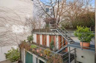 Haus kaufen in 1090 Wien, TOPLAGE ZWISCHEN PALAIS LIECHTENSTEIN/WÄHRINGER PARK: Einzigartiges Loft/Studio/Atelier mit Terrasse/Garten in Ruhelage