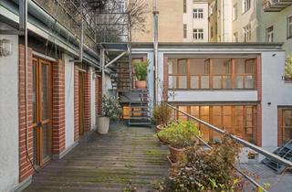 Haus kaufen in 1090 Wien, TOPLAGE ZWISCHEN PALAIS LIECHTENSTEIN/WÄHRINGER PARK: Einzigartiges Loft/Studio/Atelier mit Terrasse/Garten in Ruhelage