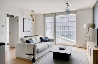 Wohnung mieten in Arsenalstraße, 1100 Wien, Traumblick über Wien, Belview Tower mit Gym, Wellness & Lounge, 2 Zimmer + Balkon, 13. Stock, U-Bahn(VIE22)