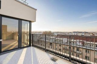 Wohnung mieten in 1210 Wien, Traumhafte 2-Zimmer-Dachgeschosswohnung mit Terrasse und stilvoller Ausstattung - Pauschalmiete inklusive Warmwasser, Heizung & Kühlung