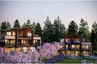 Wohnung kaufen in Bognerweg, 9210 Pörtschach am Wörther See, Balkon und Blick auf den Pyramidenkogel und See