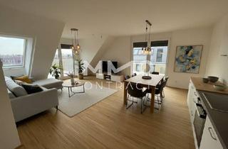 Wohnung mieten in 1220 Wien, Jetzt Erstbezug sichern: 3-Zimmer-DG mit Kühlung, zwei Dachterrassen & 2 Monate mietfrei
