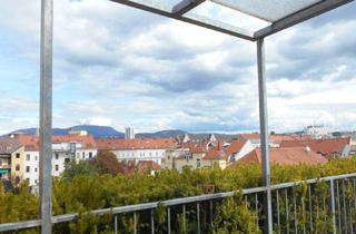 Wohnung mieten in Schießstattgasse, 8010 Graz, Rarität im Zentrum 4 sonnige Terrassen ! großartige, ruhige 2ZI+KÜ traumhafter Rundumblick