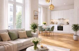 Wohnung kaufen in Taborstrasse, 1200 Wien, Generalsanierte 3-Zimmer-Altbauwohnung mit Fußbodenheizung & außergewöhnlich niedrigen Betriebskosten