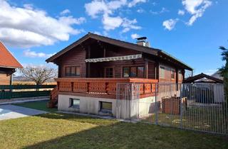 Einfamilienhaus kaufen in 7035 Steinbrunn, Rarität! Holzblockhaus auf Eigengrund in der Steinbrunner Seesiedlung