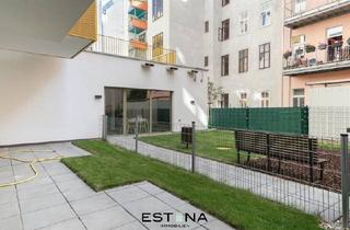 Wohnung kaufen in Leystraße, 1200 Wien, Urban wohnen, grün genießen – Erdgeschosswohnung mit Garten - provisionsfrei