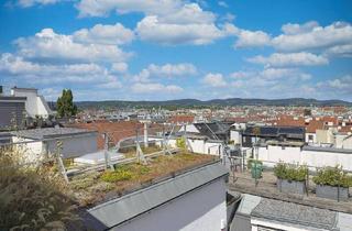 Wohnung kaufen in 1160 Wien, Ein unvergleichbarer Ausblick | 4-Zimmer Dachgeschoßwohnung mit hochwertiger Einbauküche | Parkplatz optional