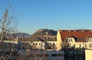 Gewerbeimmobilie kaufen in Schloßberg, 8010 Graz, ERSTBEZUG- ALTBAUETAGE mit SCHLOSSBERGBLICK, 1.OG mit LIFT !!! Bestlage nähe Augartenpark, Murpromenade und Innenstadt, **RARITÄT**, 4 Balkone,2 Eingänge, **Förderung**