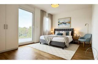 Wohnung kaufen in 1100 Wien, Licht & Lebensgefühl im Grünen: Moderne 3-Zimmer-Wohnung mit XXL-Terrasse nahe U1 Oberlaa
