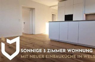 Wohnung kaufen in 4600 Wels, + PREISHIT IN WELS +SONNIGE 3-ZIMMER WOHNUNG MIT NEUER EINBAUKÜCHE