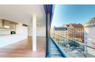 Maisonette mieten in 1040 Wien, Urbanes Wohnen in perfekter Lage – Exklusive Dachgeschoss-Maisonette im 1. und 2. Dachgeschoss