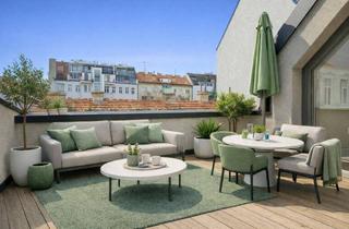 Wohnung kaufen in 1180 Wien, KLARE ARCHITEKTUR. Viel Licht. Beste Lage. – Neubau - Loggiawohnung nahe AKH