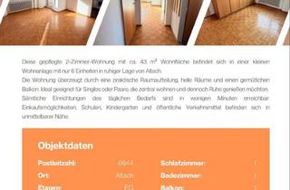 Wohnung mieten in Berkmannweg 14a, 6844 Altach, Helle 2-Zimmer-Wohnung mit Balkon in zentraler Lage