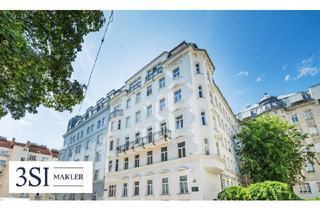 Wohnung kaufen in Seisgasse, 1040 Wien, Betongold: Unbefristet vermietete Altbauwohnung zur Kapitalanlage mit 2,80% Rendite - in elegantem Altbau des 4. Bezirks