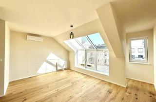 Wohnung kaufen in Beckmanngasse, 1150 Wien, Renovierte Dachwohnung mit zwei Terrassen und seitlichem Blick auf Schönbrunn und die Gloriette