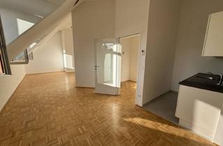 Wohnung mieten in Pilgramgasse, 1050 Wien, Helle DG-Wohnung in ruhiger Gasse nahe Naschmarkt | Lift | Südost | Garage optional