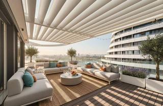 Wohnung mieten in Wagramer Straße, 1220 Wien, Lichtdurchflutete Dachgeschosswohnung mit beeindruckendem Panoramablick auf die Donauinsel