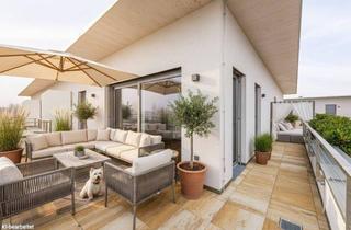 Wohnung kaufen in Ackergasse 14, 2700 Wiener Neustadt, PROVISIONSFREI! Lichtdurchfluteter 4-Zimmer-Dachterrassentraum mit Fernblick | Zugang zur Terrasse von jedem Raum | Ideal für Familien und Freiheitsliebende | Sofort vermietbar