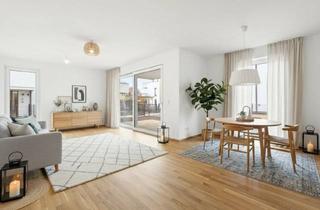 Wohnung kaufen in Ackergasse 14/4, 2700 Wiener Neustadt, PROVISIONSFREI! Hochwertig konzipierte 3-Zimmer-Wohnung mit Garten | Offene Wohnküche, Schrankraum | Tiefgarage