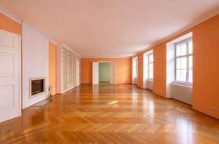 Wohnung mieten in Spiegelgasse, Seilergasse, Göttweigergasse, Neuer Markt, Stephansdom, Graben, 1010 Wien, WIENER KLASSIK IM GÖTTWEIGERHOF: Topsanierte Altbauwohnung mit prachtvollem 70 m² großen Wohnsalon
