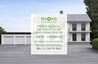 Grundstück zu kaufen in 9020 Klagenfurt, Entwicklungsgrundstück in Waidmannsdorf – 958 m² | GFZ bis 0,8 | Projektpotenzial ca. 760 m²