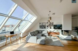 Maisonette kaufen in Vorgartenstraße, 1020 Wien, Klimatisierte Dachgeschoss Maisonette mit 2 Terrassen und Kamin nahe Uno City!