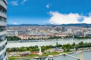 Wohnung kaufen in Wagramer Straße, 1220 Wien, Premium-Wohnen am Wasser mit spektakulärem Wien-Panoramablick | provisionsfrei