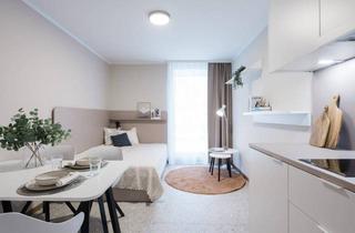 Wohnung mieten in Favoritenstraße 91, 1100 Wien, Pauschalmiete I JONN-Y möbliertes Apartment mit Terrasse, inkl. Gym, Sauna, Dachterrasse, Community Area, Internet etc.! 7 Min. zum Stephansplatz!