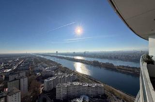 Wohnung mieten in Wagramer Straße, 1220 Wien, Sky-Living über der Donau im 30. Stock der exklusiven Danubeflats