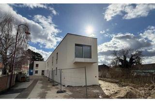 Wohnung kaufen in 2402 Haslau an der Donau, PROVISIONSFREIER ERSTBEZUG! Kompaktes Raumwunder mit Garten und Terrasse! Perfekte Anbindung nach Wien/Flughafen!