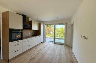 Wohnung kaufen in 2402 Haslau an der Donau, PROVISIONSFREIER WOHNTRAUM! Kompaktes Apartment mit Einbauküche, Klima, Garten und Parkplatz! ERSTBEZUG!