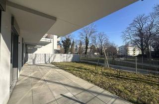 Wohnung mieten in Simmeringer Hauptstraße 89, 1110 Wien, Moderne 3-Zimmer-Gartenwohnung mit 69 m² großzügiger Außenfläche inklusive Tiefgaragenstellplatz und Kellerabteil in Simmering