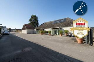 Immobilie kaufen in 3500 Krems an der Donau, Firmensitz / Betriebsobjekt mit 320m² Büros, 400m² Hallen/Garagen & 750m² Lagerplatz