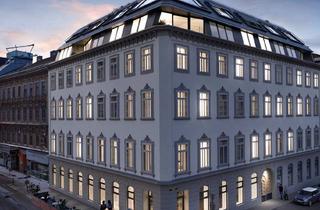 Wohnung kaufen in Kettenbrückengasse 1/7, 1050 Wien, ESSENZ NO. 1 - Die neue Avantgarde des Wohnens - Traumhafte Erdgeschoß-Terrassen-Wohnung mit Gewölbedecke in revitalisiertem Altbau