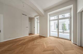 Wohnung kaufen in Kettenbrückengasse 1/7, 1050 Wien, Essenz No. 1 - die Neue Avantgarde des Wohnens - Traumhafte Erdgeschoß-Terrassen-Wohnung mit Gewölbedecke in Revitalisiertem Altbau